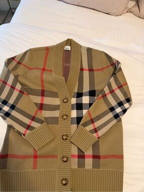 Burberry Button-Front Cardigan